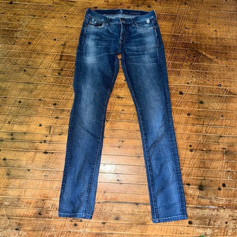 7 for All Mankind 26 Roxanne slim leg ankle designer jeans